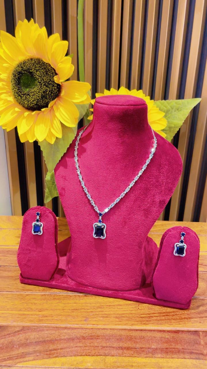Midnight Sapphire Necklace Set